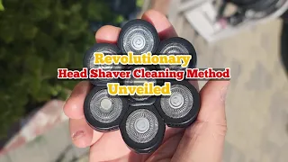 Revolutionary Head Shaver FK-8730 By Wyklaus Cleaning Method Unveiled  Effortless and Men-Approved!