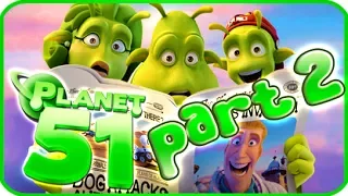 Planet 51 Walkthrough Part 2 (PS3, Xbox 360, Wii) - Movie Game