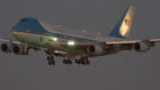 Air Force One Landing at LAX | December 8, 2023