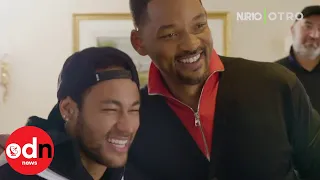 Will Smith shocks 'huge fan' Neymar with surprise visit in Paris