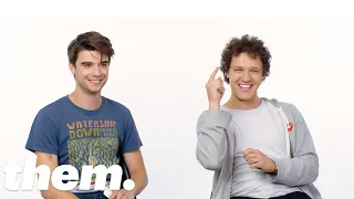 The Stars of Alex Strangelove Take the LGBTQuiz | them.