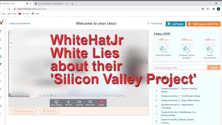 WhiteHatJr White lies about their 'Silicon Valley Program'. Reupload.