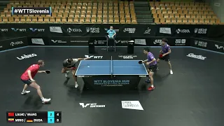 Liang Jingkun/Wang Chuqin vs Benedikt Duda/Alberto Mino | WTT Contender Laško 2021 | MD | QF