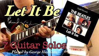 Let It Be  George Harrison's 7 Versions of Guitar Solo/The Beatles