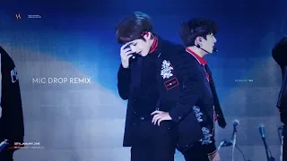 180125 방탄소년단 뷔 마이크드랍 직캠｜BTS MIC DROP Remix V Focus (4K)