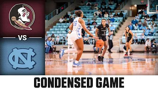 Florida State vs. North Carolina Condensed Game | 2022-23 ACC Women’s Basketball