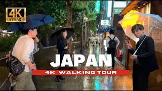 🇯🇵 4K Heavy Rain ASMR Night Walk in Kyoto, Japan [ 4K HDR - 60 fps ]