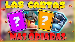 Las CARTAS Mas ODIADAS  En Clash Royale - MonteGames