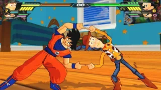 Goku and Woody FUSION | TOY STORY Gokoody | DBZ Tenkaichi 3 (MOD)