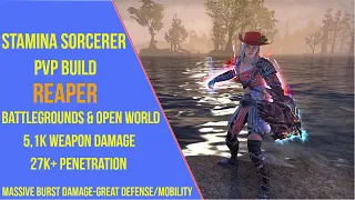 Powerful Stamina Sorcerer PVP Build for ESO Scions of Ithelia - Reaper - Stamsorc PVP Build