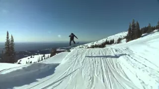 Завораживающее видео. Одним кадром. Сноуборд