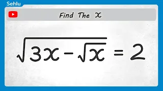 😎 Nice Algebra Challenge | How Do We Solve This | #algebra #mathtrick #sehlu #math