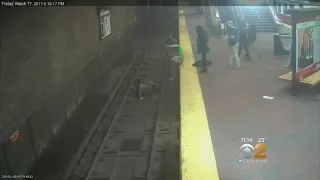 Students Rescue Man Who Fell On Train Tracks
