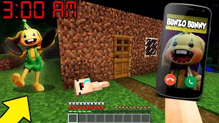 QUIEN LLAMO A BEBE NOOB A LAS 3 AM BUNZO BUNNY ¿POPPY PLAY TIME 2? - MINECRAFT ROLEPLAY