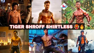 Tiger Shroff Shirtless scenes🥵🔥