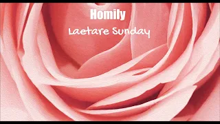 Homily for the 4th Sunday of Lent Year B ( March 10, 2024 ) | John 3:14-21 ( Laetare Sunday )