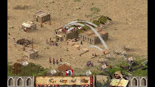 Stronghold Crusader - Mission 32, The Plains of Atum, Fast and Fair Strategy!
