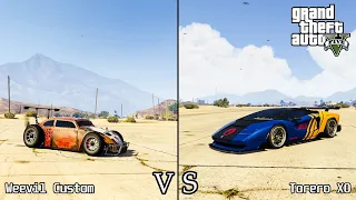 GTA Online Weevil Custom VS Torero XO #shorts