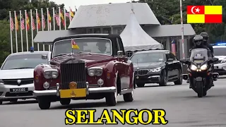 Pembukaan DUN Negeri Selangor 2021 #motorcadesultanselangor #rollsroyce