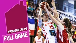 Spain v Russia - Full Game - R 16 - FIBA U16 Women's European Championship 2016