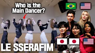 Can Professional Dancers Around The World Find LE SSERAFIM's Main Dancer? l USA, Brazil, Japan