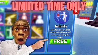 How To Get FREE INFINITY Ability In New Blade Ball Update [Limited]
