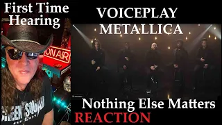 First time hearing VOICEPLAY Nothing Else Matters - Metallica Ft J.NONE REACTION #voiceplay