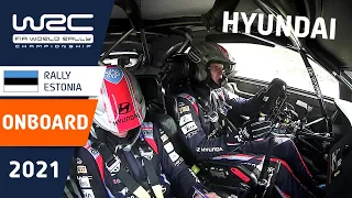 ON-BOARD Hyundai i20 WRC at WRC Rally Estonia 2021
