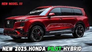 FINALLY!! 2025 Honda Pilot Hybrid: Your Next Generation SUV Awaits!