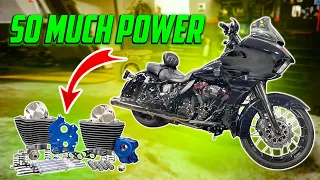 Harley Davidson Road glide cvo with S&S 128 kit build!