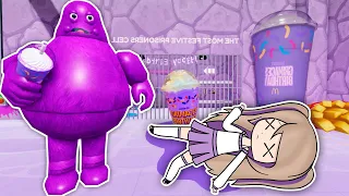 ESCAPA DE LA PRISIÓN DE GRIMACE SHAKE (Barry’s prison) EN ROBLOX