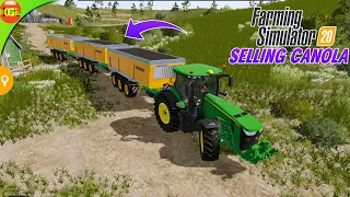 Selling Canola And Planting Corn | John Deere Farm Farming Simulator 20 S2 #66