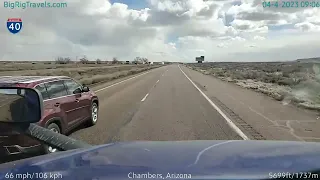 BigRigTravels LIVE | Chambers to near Lupton, AZ (4/4/23 8:58 AM)