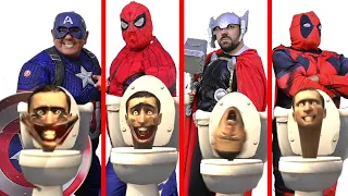 Superheroes vs Skibidi Toilet 2