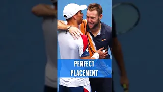 Jack Sock's PERFECT passing shot! 😱