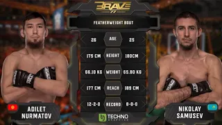 Кыргыз против непобежденного Русского: Адилет Нурматов vs Николай Самусев