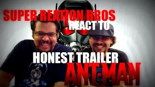 SUPER REACTION BROS REACT & REVIEW Honest Trailer Ant Man!!!!