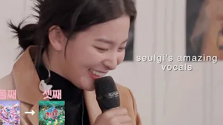 seulgi's amazing vocals