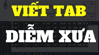 Diễm Xưa Tab guitar |Trịnh Công Sơn | Học guitar online miễn phí