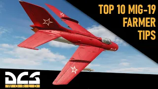 Top 10 Mig-19 Farmer Tips For Beginners | Enigma's Cold War Server | DCS