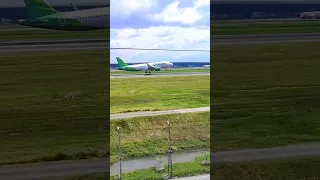 Citilink Indonesia Airbus A320-200 Landing Runway 24 Soekarno Hatta Airport Jakarta