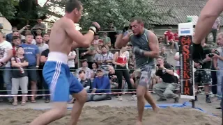 Real  boxer vs Military soldier !!! Good Fight !!