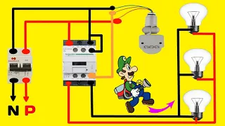 Photocell Sensor Connection with a Contactor Wiring Diagram