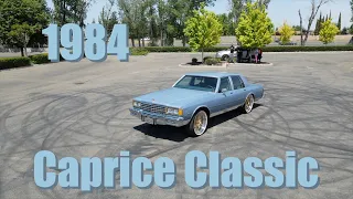 1984 Caprice Classic on 22" Gold Zenith's and Vogues