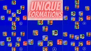 Best Unique formations (3 AMF) and formations better than 424 for this week E football 23