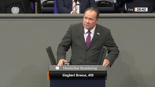 Bundestag 26.09.2019 * EU Beitrittsantrag Nordmazedoniens und Albaniens * Siegbert Droese * AfD