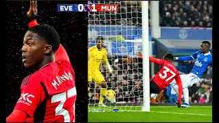 Kobbie Mainoo Insane Performance Vs Everton