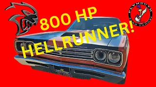 HELLRUNNER: When an 800HP SRT Hellcat Redeye Meets Legendary 1969 Plymouth Roadrunner!