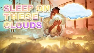 Sound Bath in the Clouds for Overcoming Grief | Crystal Singing Bowl Meditation Music | Sleep Sounds