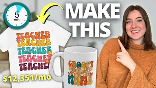 How to Make Retro GROOVY Wavy Font T-Shirt (Easy Beginner Tutorial) to Sell on Etsy & Amazon Merch